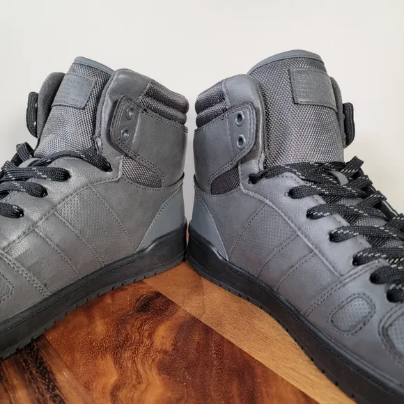 Levi's Mens Drive Hi Synthetic Leather Casual Hightop Sneaker Shoe 10.5