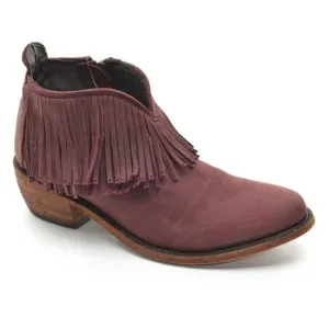 Liberty Black Faggio Tinto Western Fringe Boots 8 M