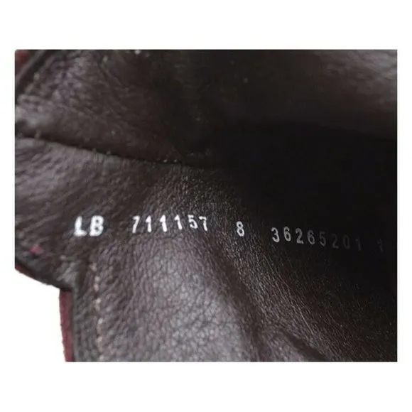 Liberty Black Faggio Tinto Western Fringe Boots 8 M