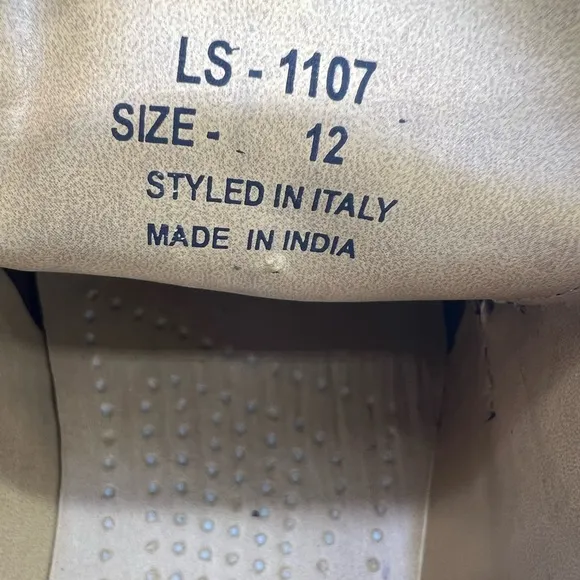 Liberty Mens Exclusive Leather Shoes size 12