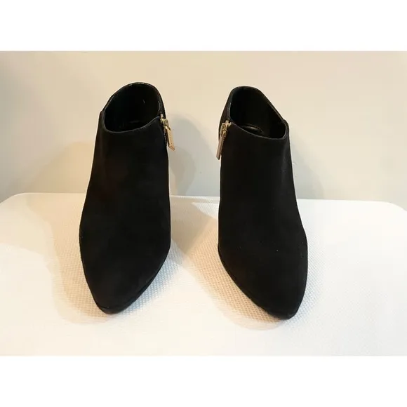 L.K. BENNETT LONDON Suede Black booties Shoes Size 36 A