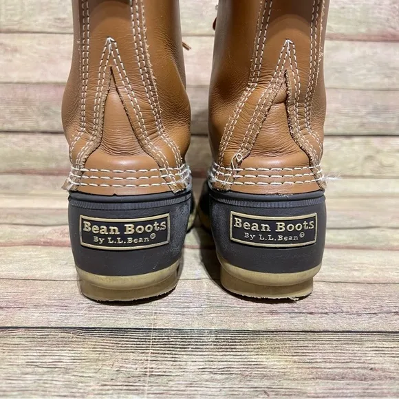 L.L. Bean Brown Rubber Duck Boots