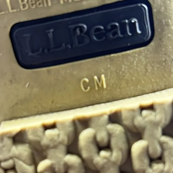 LL Bean Duck Boots Women Size 7 Rubber Moc Gum Shoes Low Top Brown Leather