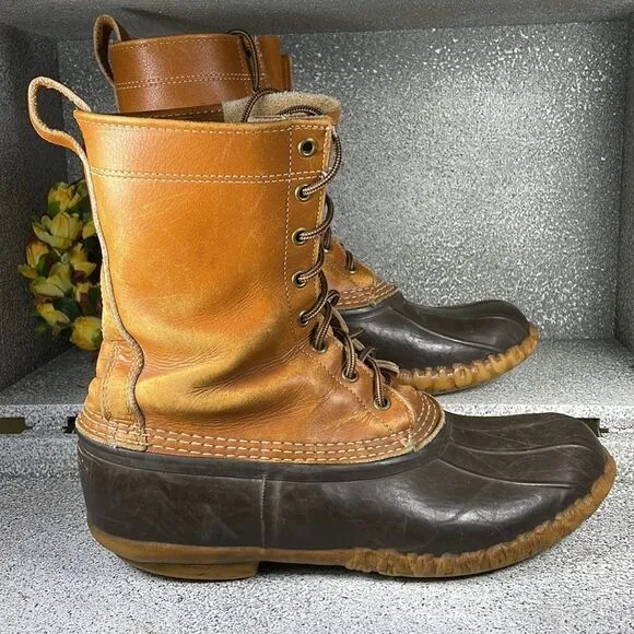 L.L. Bean Duck Boots Rain Boots Waders Bean Boots Size 10