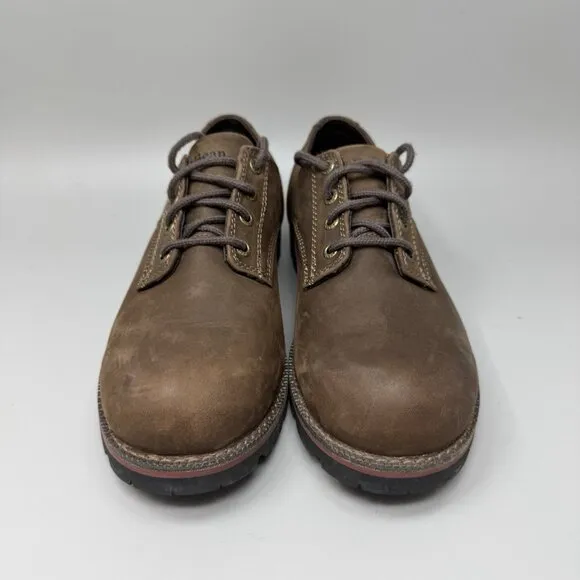 LL Bean East Point Oxford Shoes Leather Lace Up Brown Mens Size 8.5M