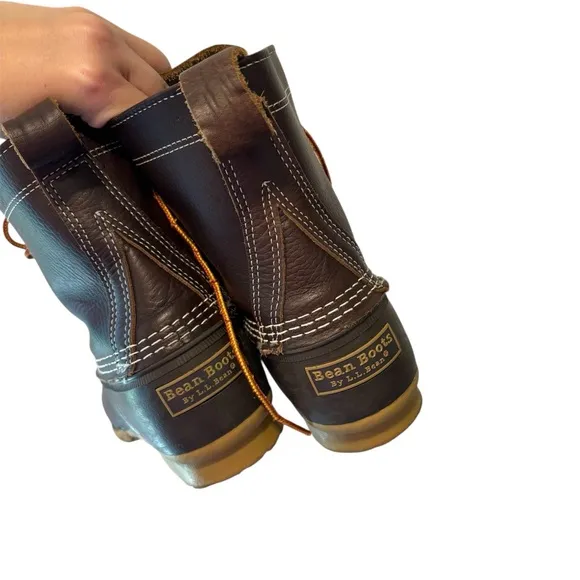 L.L BEAN Leather Rubber Bean Duck Boots Men’s Size 9