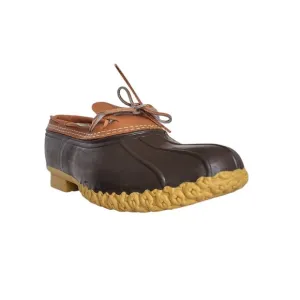 LL Bean Rubber Moc Low Duck Boots in Tan Brown Men's Size 13 (RUNS LARGE)