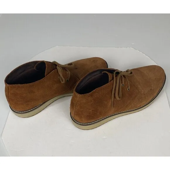 LL Bean Stonington Brown Suede Chukka Boots, Men's Size 14  Model 511439