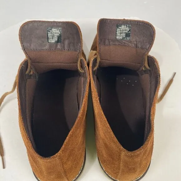 LL Bean Stonington Brown Suede Chukka Boots, Men's Size 14  Model 511439