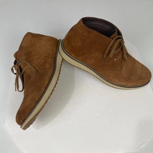 LL Bean Stonington Brown Suede Chukka Boots, Men's Size 14  Model 511439