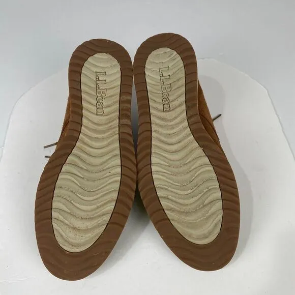 LL Bean Stonington Brown Suede Chukka Boots, Men's Size 14  Model 511439