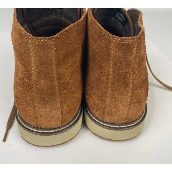LL Bean Stonington Brown Suede Chukka Boots, Men's Size 14  Model 511439