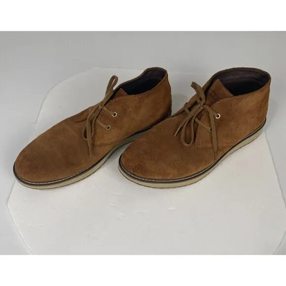LL Bean Stonington Brown Suede Chukka Boots, Men's Size 14  Model 511439