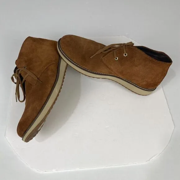 LL Bean Stonington Brown Suede Chukka Boots, Men's Size 14  Model 511439