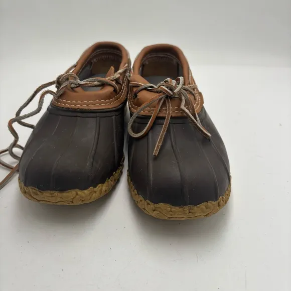 L.L. Bean Women’s 10 Rubber Moc Waterproof Duck Rain Boots
