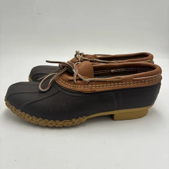 L.L. Bean Women’s 10 Rubber Moc Waterproof Duck Rain Boots
