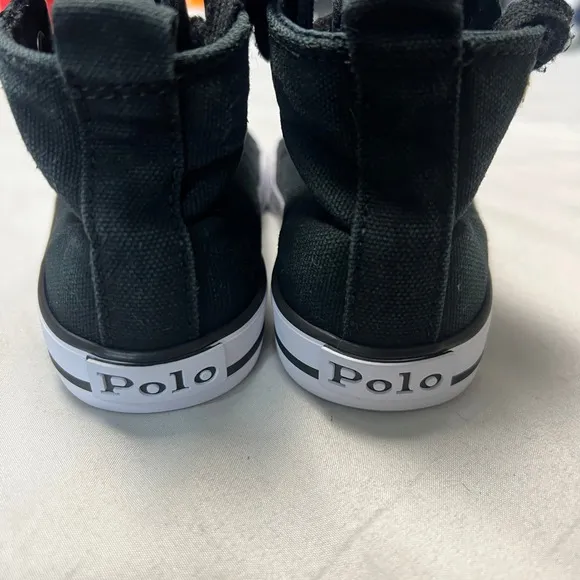 Lot of 2 Polo Ralph Lauren Shoes Bundle: Slip-On &amp; High-Top Sneakers, Size 6 &amp; 8