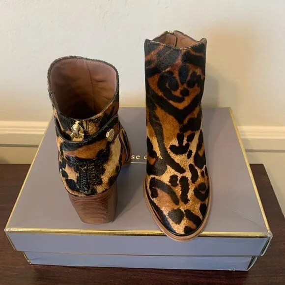 Louise et cie thisbee genuine calf hair upper leather lining bootie size 7