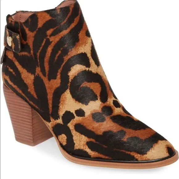 Louise et cie thisbee genuine calf hair upper leather lining bootie size 7