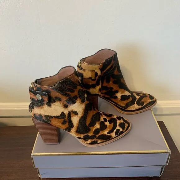Louise et cie thisbee genuine calf hair upper leather lining bootie size 7