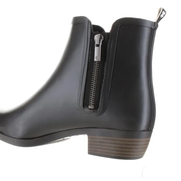 LUCKY BRAND BUNITA RUBBER RAIN BOOTS BLACK NEW IN BOX