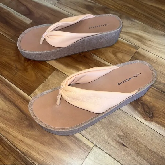 Lucky Brand Lellina platform sandals
