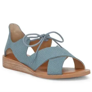 Lucky Brand Womens Hafsa Lace Up Leather Sandals shoes sz 7M