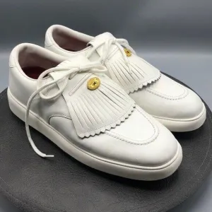 MacGregor Limited Edition Golf Shoes Mens Size 8.5 White Leather Kiltie New