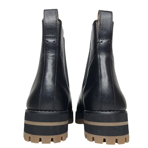 Madewell Ivy Chelsea Leather Boots MA426 Size 6