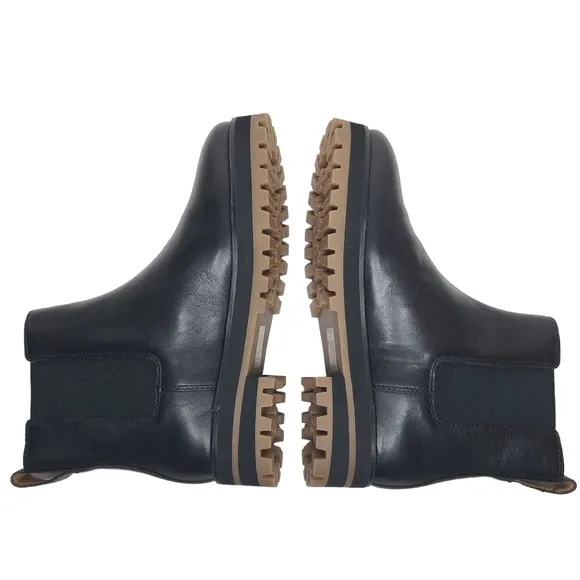 Madewell Ivy Chelsea Leather Boots MA426 Size 6