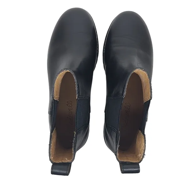 Madewell Ivy Chelsea Leather Boots MA426 Size 6