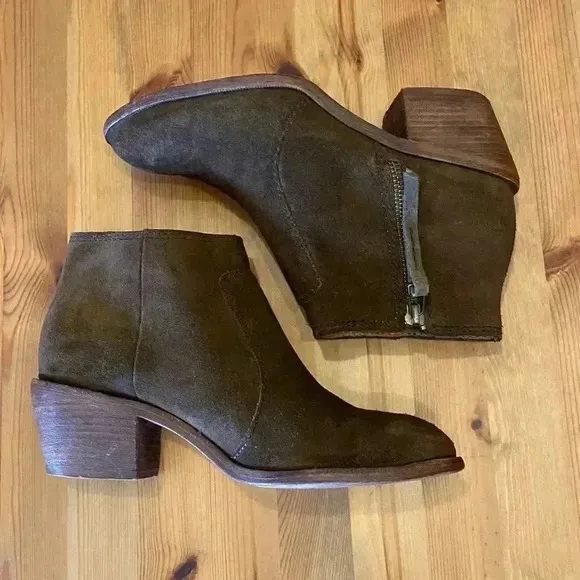 Madewell Leather Ankle Boots Brenner Classic