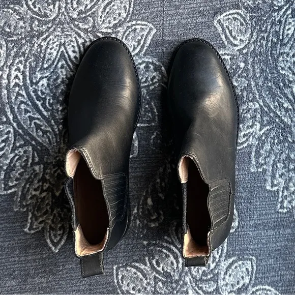 Madewell The Ainsley Chelsea Boot in Black Size 6
