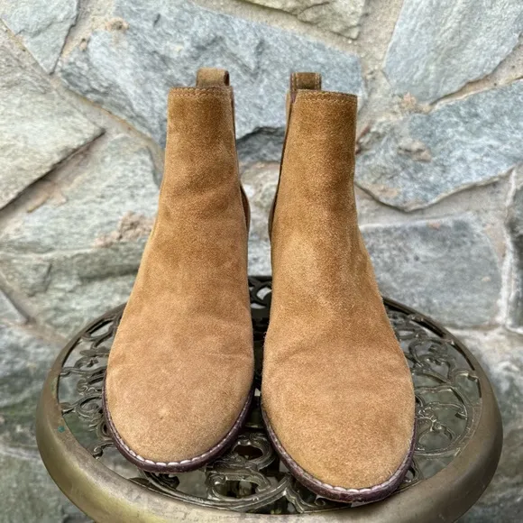 Madewell The Laura Chelsea Heeled Ankle Boots 6.5