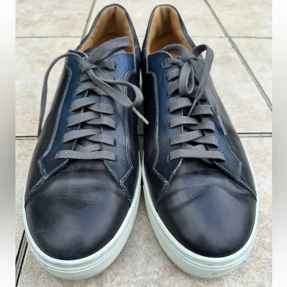 MAGNANNI AMADEO LEATHER SNEAKERS