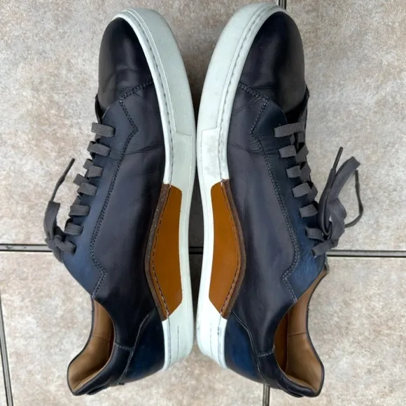 MAGNANNI AMADEO LEATHER SNEAKERS
