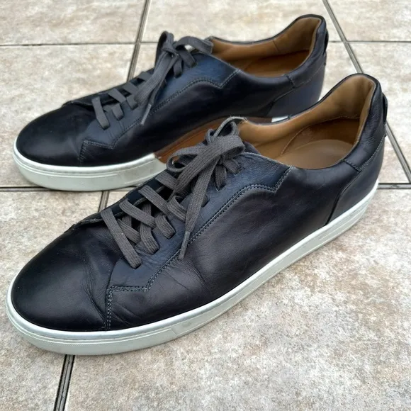 MAGNANNI AMADEO LEATHER SNEAKERS