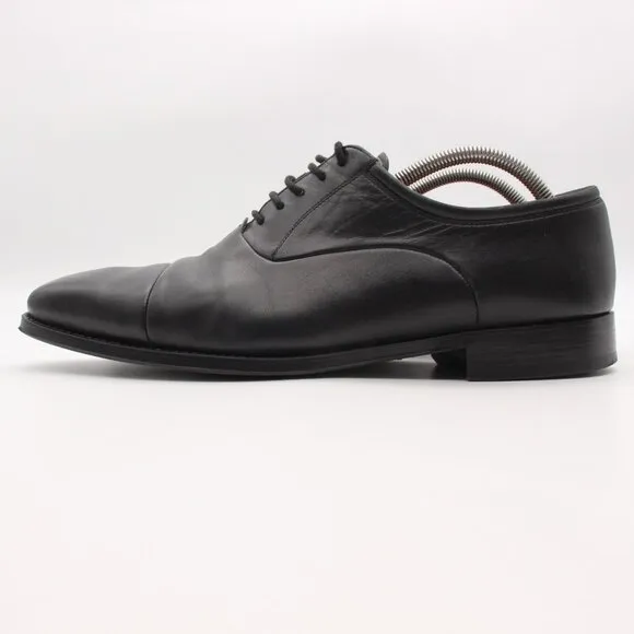Magnanni Federico Cap Toe Oxford Dress Shoes Men's Size 11 D Black Leather
