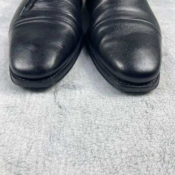 Magnanni Federico Cap Toe Oxford Mens Size 11.5 Black Leather Dress Shoes 12654