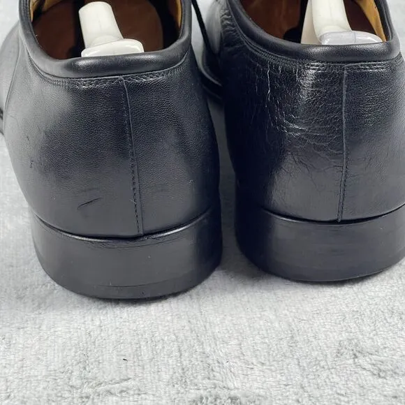 Magnanni Federico Cap Toe Oxford Mens Size 11.5 Black Leather Dress Shoes 12654