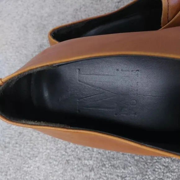 Maison Forte Mens Size 10.5 Dress Shoes Lace Up Brown Leather Oxford