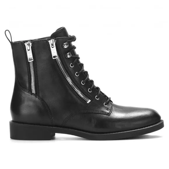 MARC BY MARC JACOBS black leather Montague boots