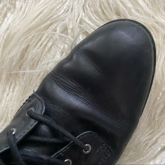 MARC BY MARC JACOBS black leather Montague boots