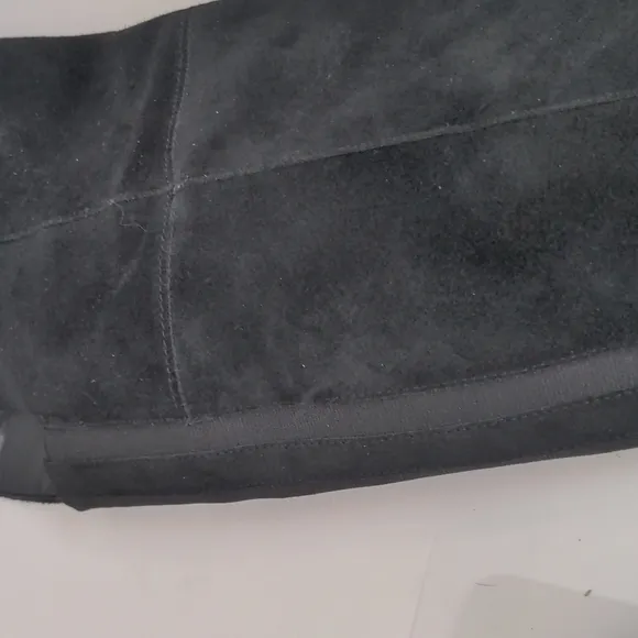 𝅺marc Fisher Over The Knee Black Suede Heel Boots 6.5