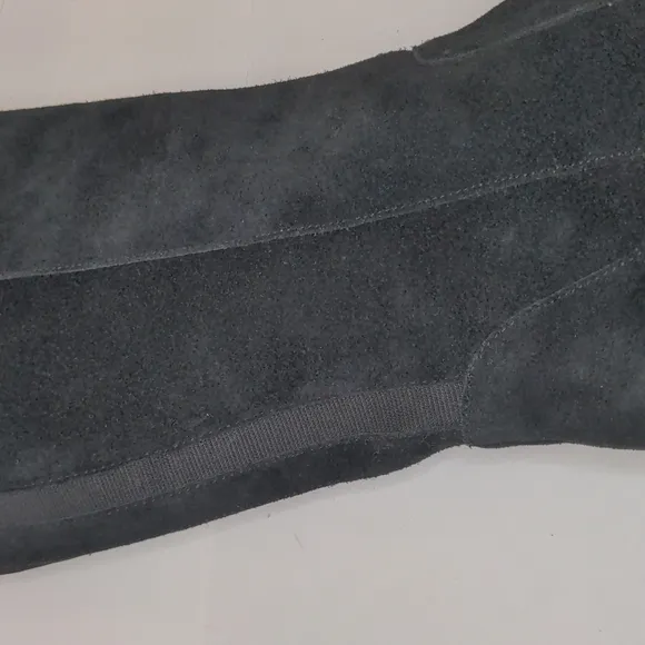 𝅺marc Fisher Over The Knee Black Suede Heel Boots 6.5