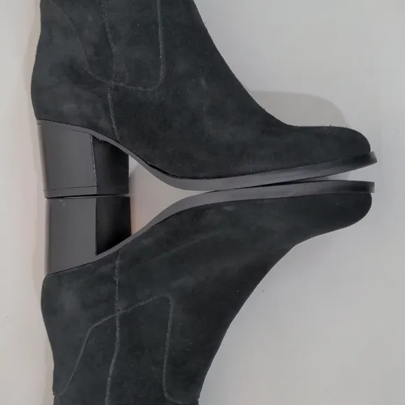 𝅺marc Fisher Over The Knee Black Suede Heel Boots 6.5