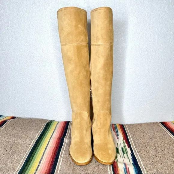 Marc Fisher Tan Suede Boots