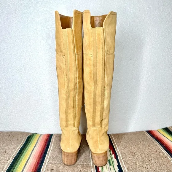 Marc Fisher Tan Suede Boots