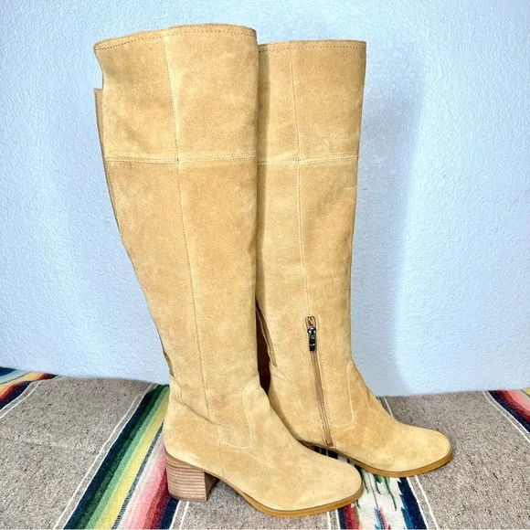 Marc Fisher Tan Suede Boots