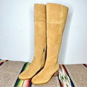 Marc Fisher Tan Suede Boots